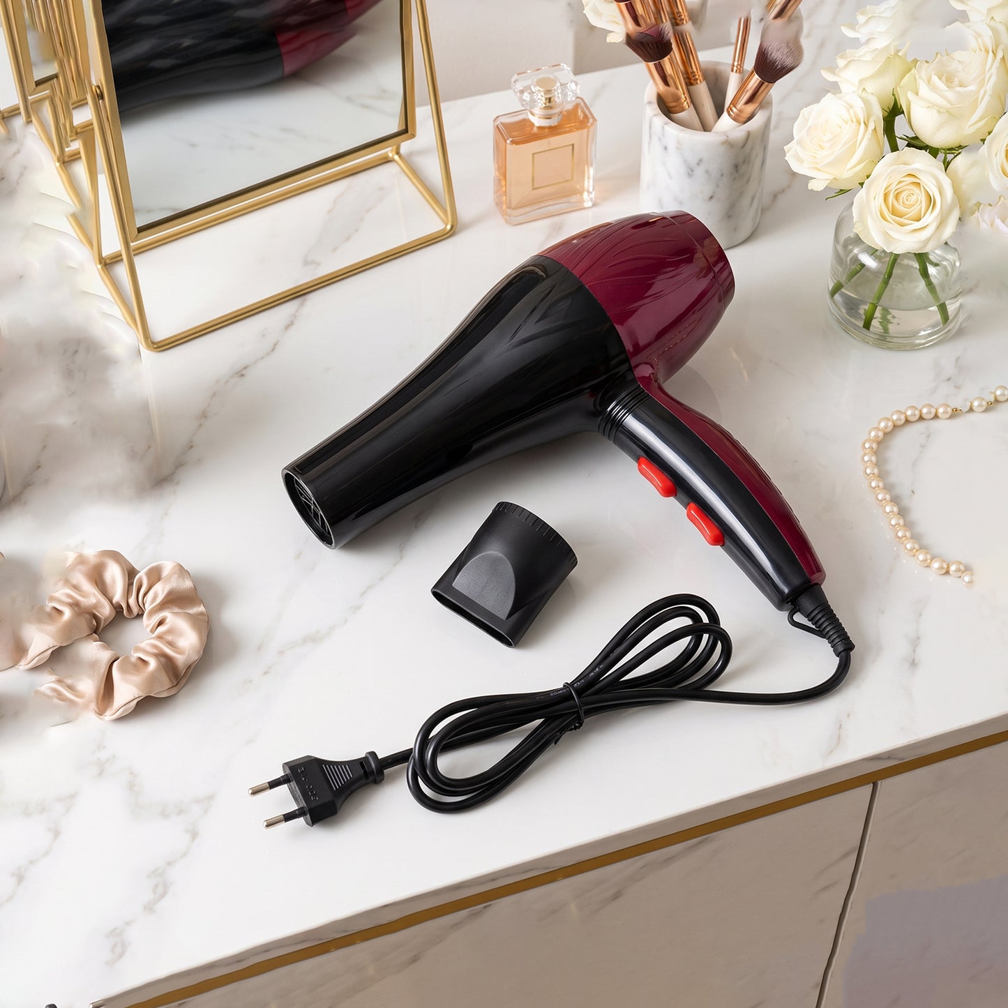 Professional Hair Dryer – High Power 2-Speed Salon Dryer | Calm & Curl