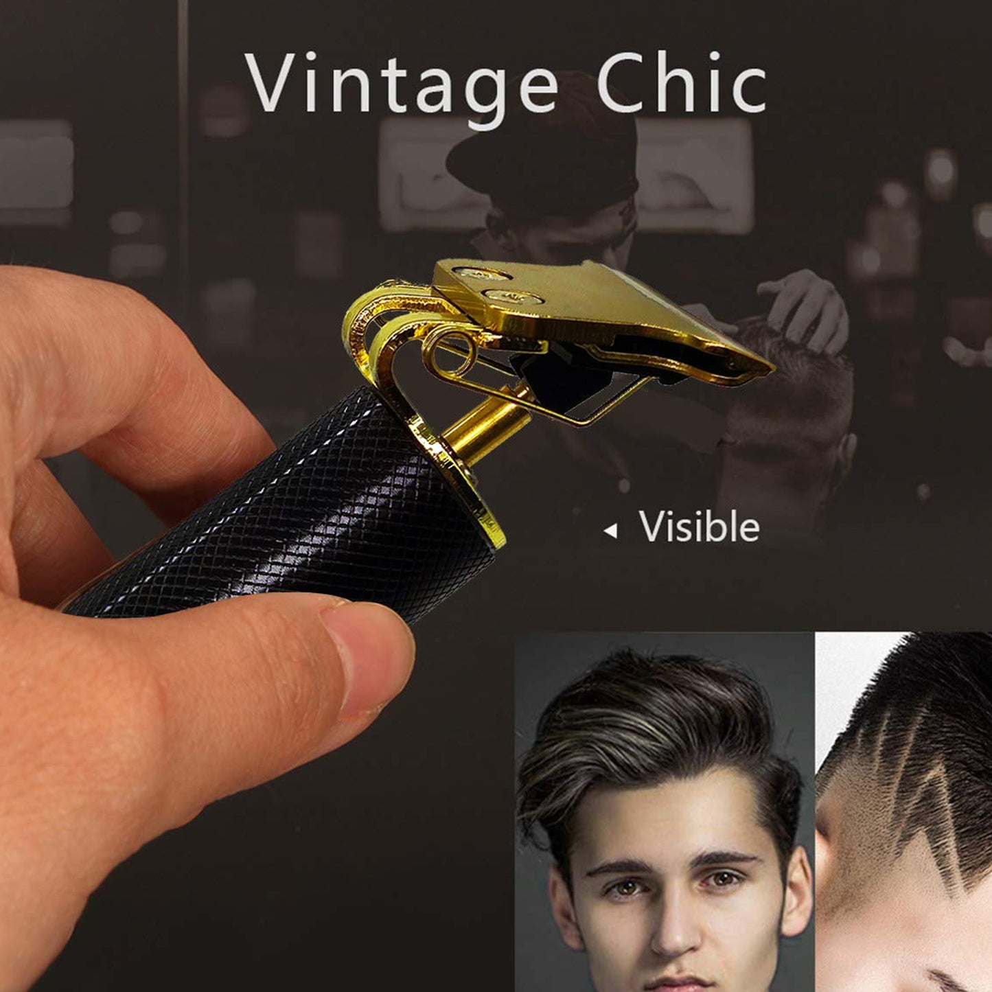 Professional Cordless Rechargeable Hair Trimmer for Men