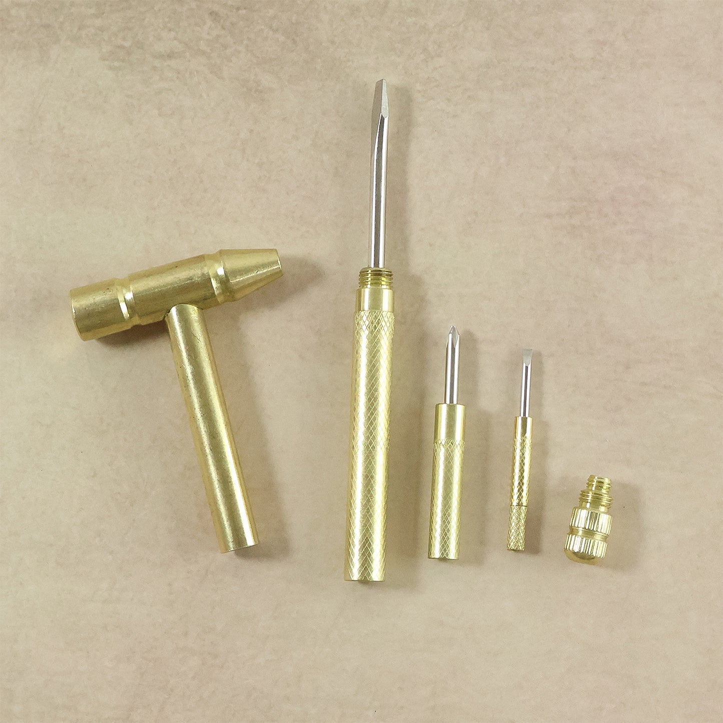 Multi Purpose 5-in-1 Small Hammer Tool with Interchangeable Screwdriver