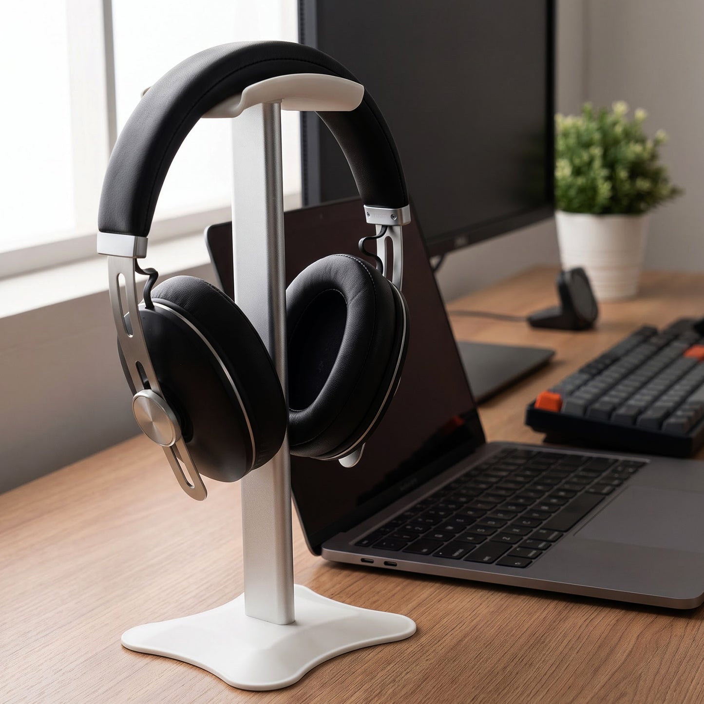 Desktop Headphone Stand Holder with Stable Base for Gaming Headset (1 Pc)