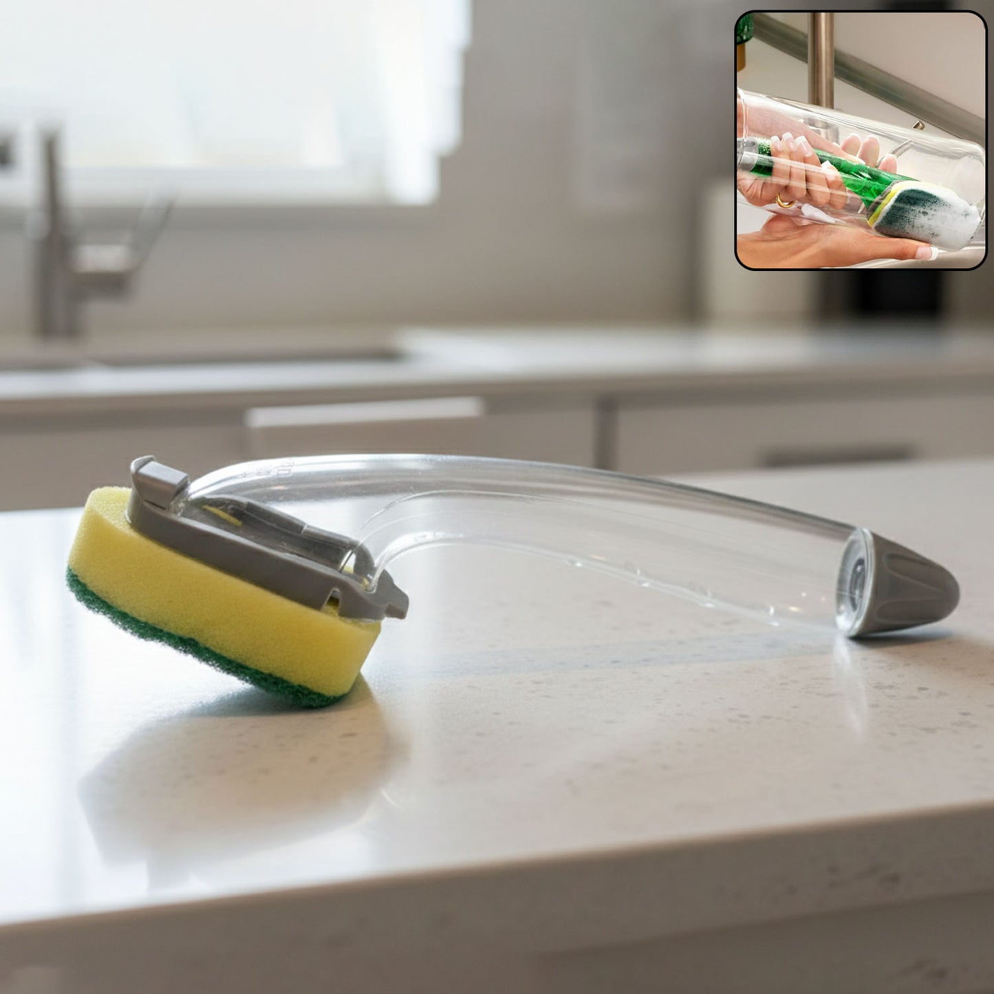 kitchen dish scrubber brush