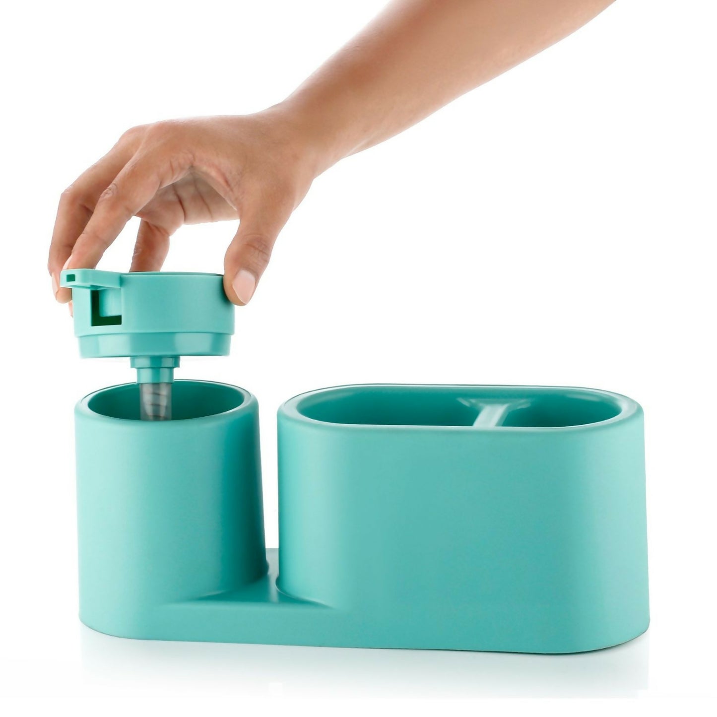 Elegant Soap Dispenser with Holder