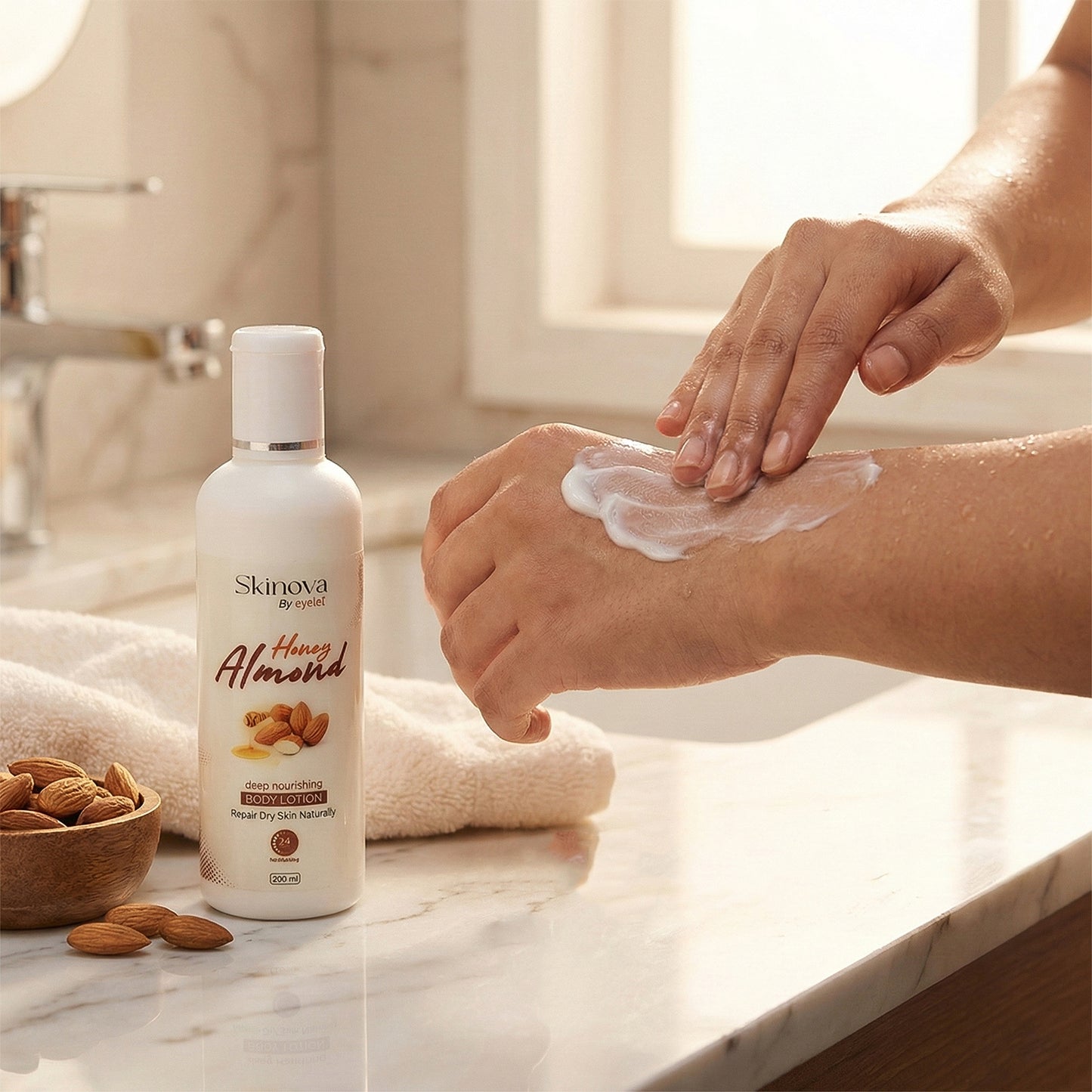 Eyelet Honey Almond Body Lotion 200ml – Deep Nourishing Moisturizer for Smooth