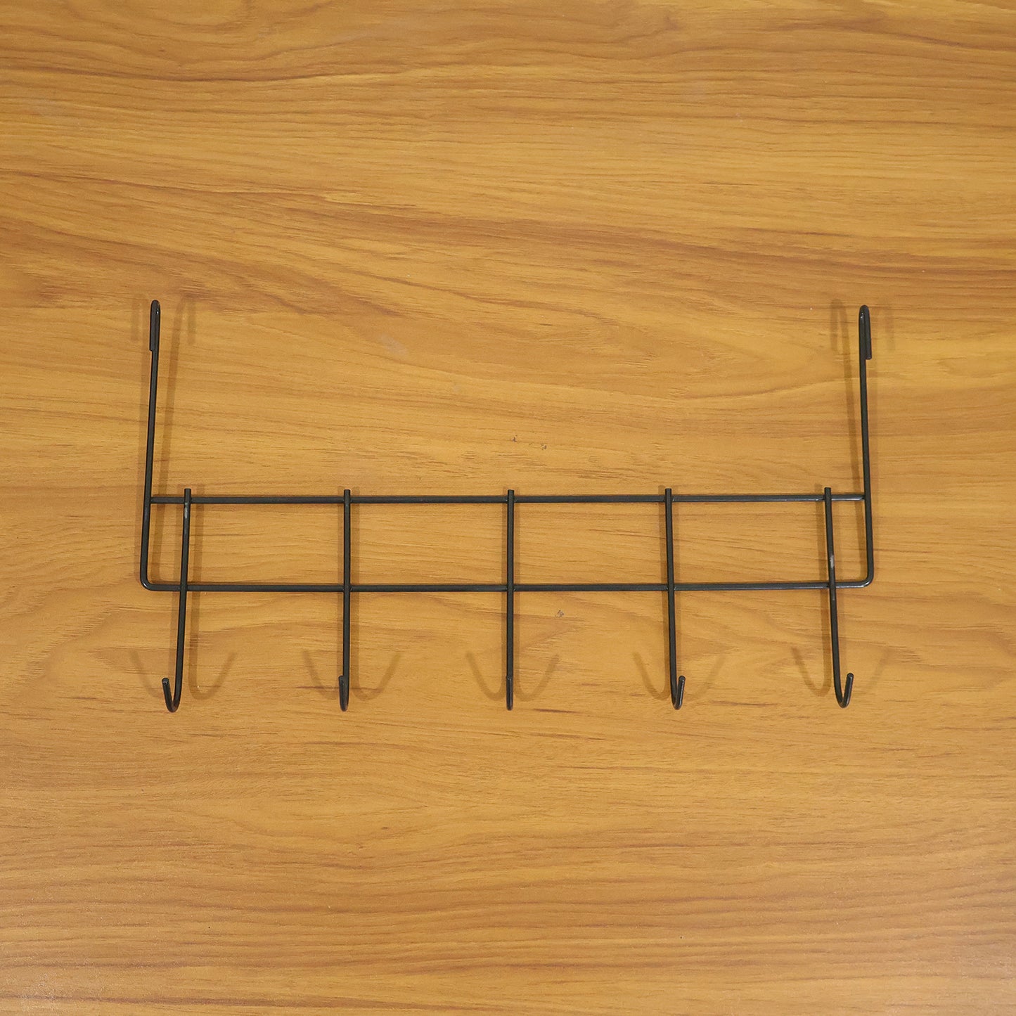 Premium Over The Door Metal 5 Hook Rack 1 Pc