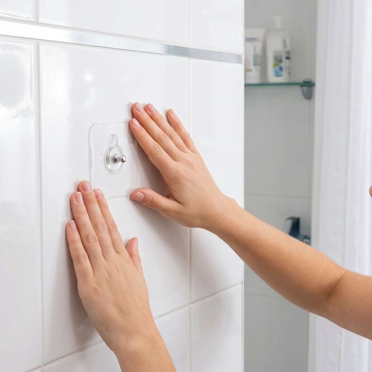 Self-Stick Transparent Wall Hook