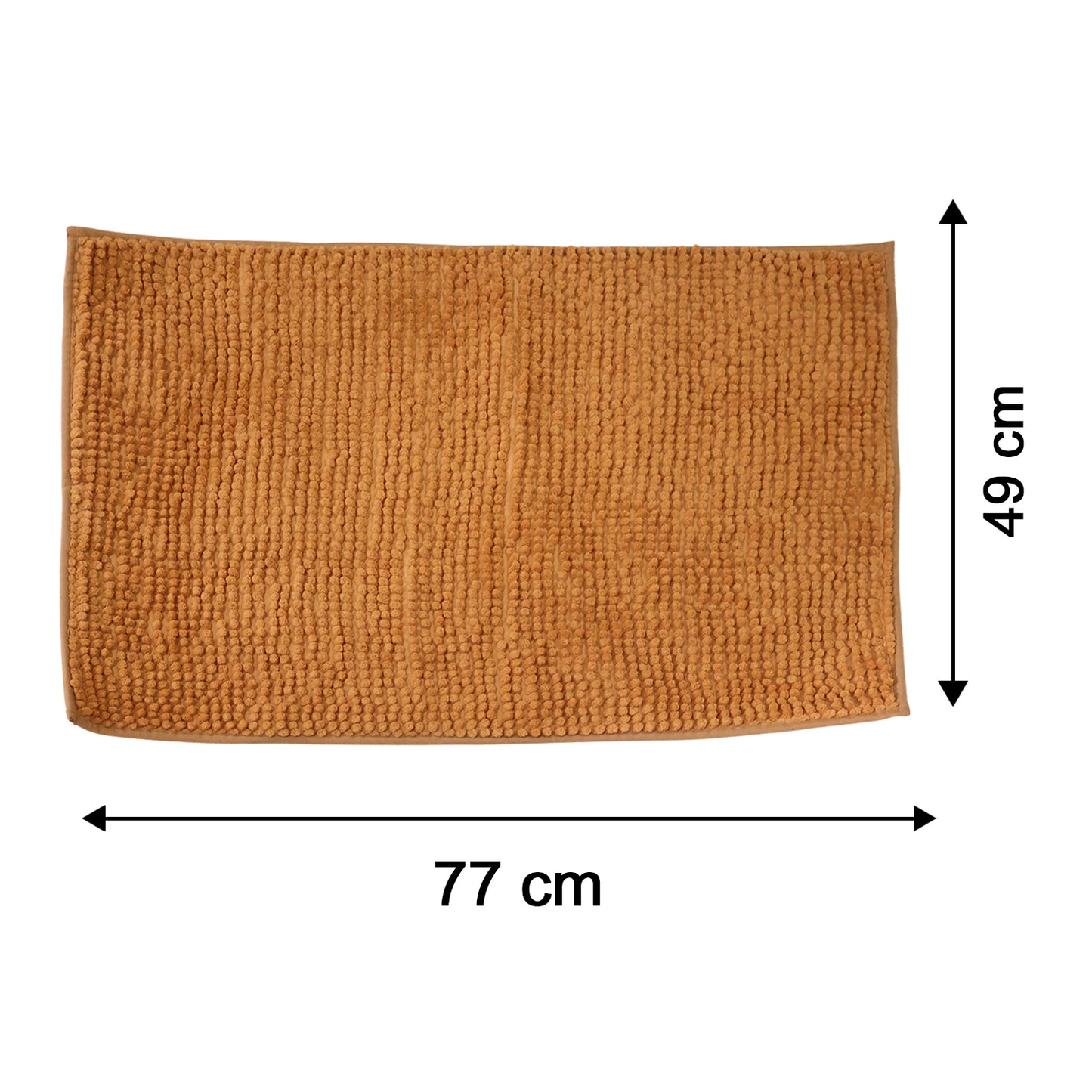 Anti Slip Absorbent Floor Mat 77 x 49 Cm Soft Microfiber Door Mat (1 Pc)
