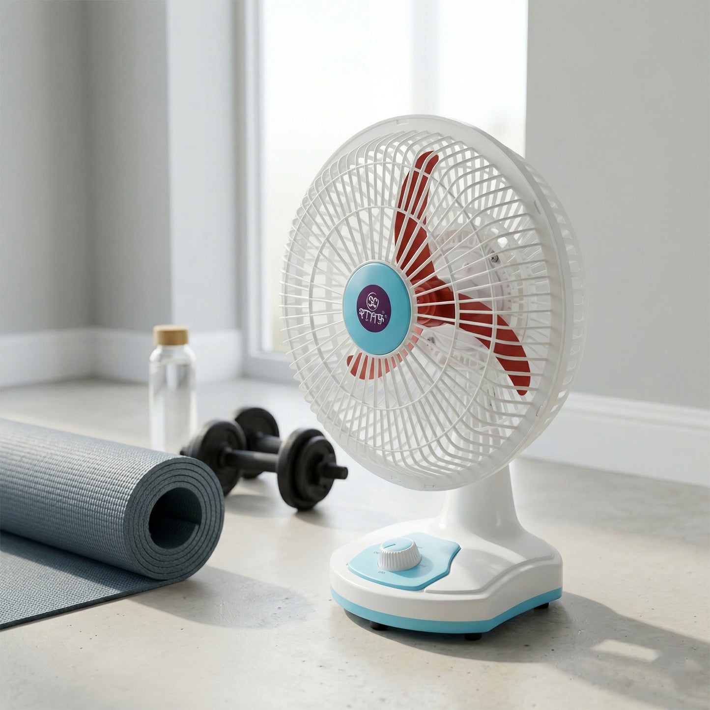 OMEGA fan featuring built-in LED light