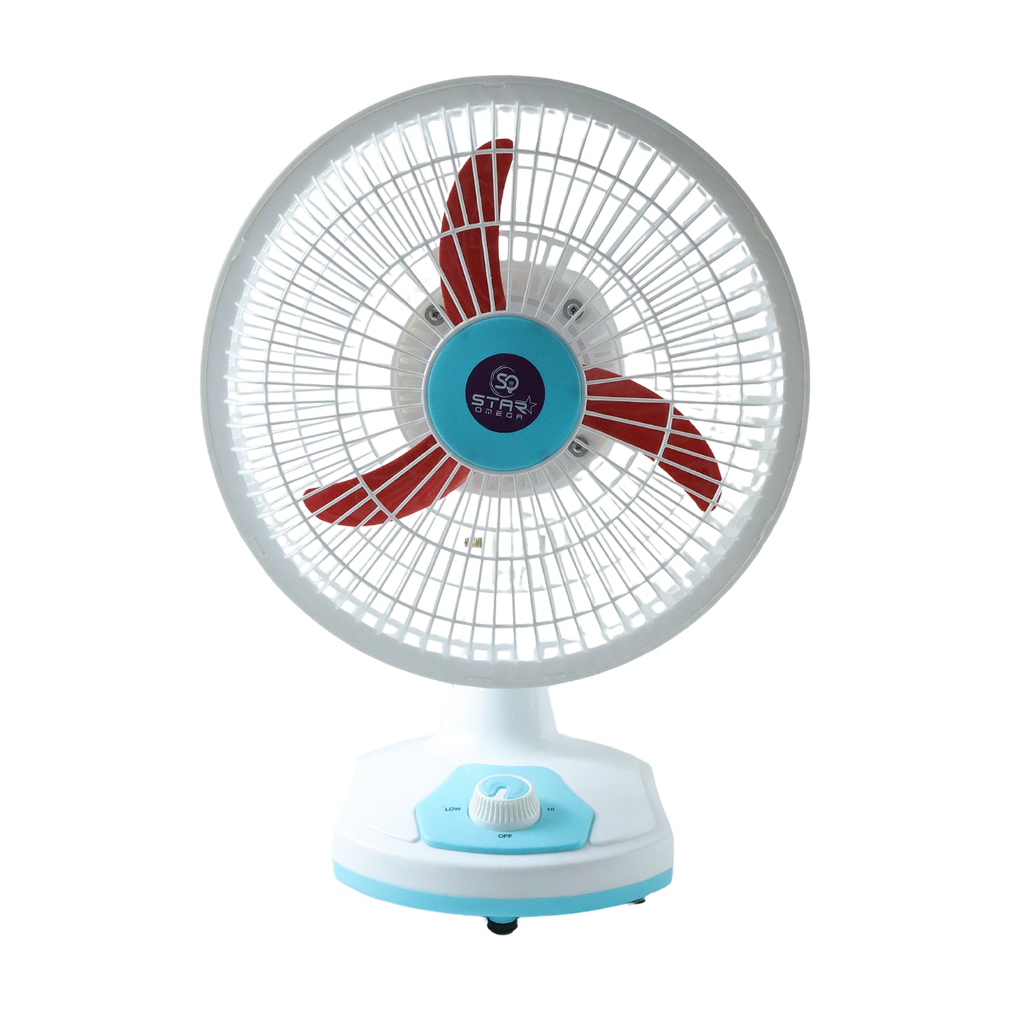 Rechargeable tabletop fan from OMEGA