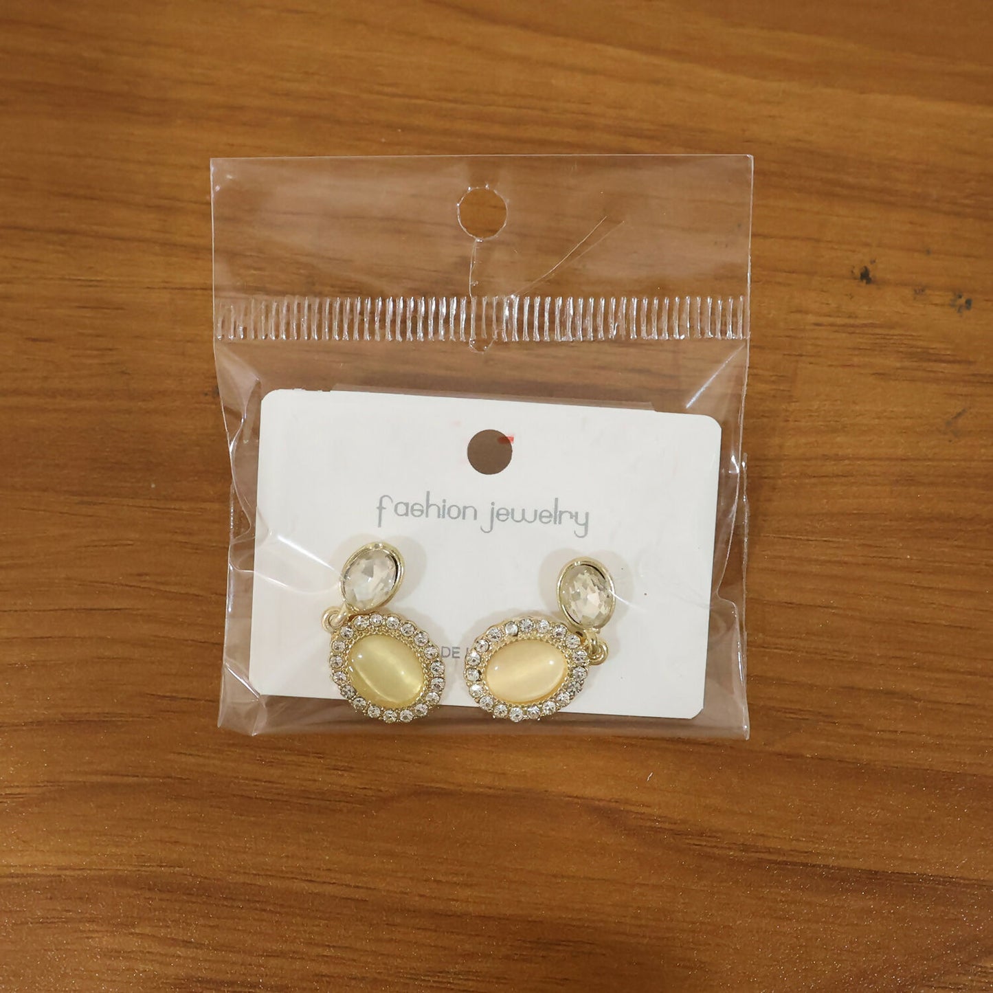 Elegant Oval Crystal Drop Earrings for Women and Girls Party Wear