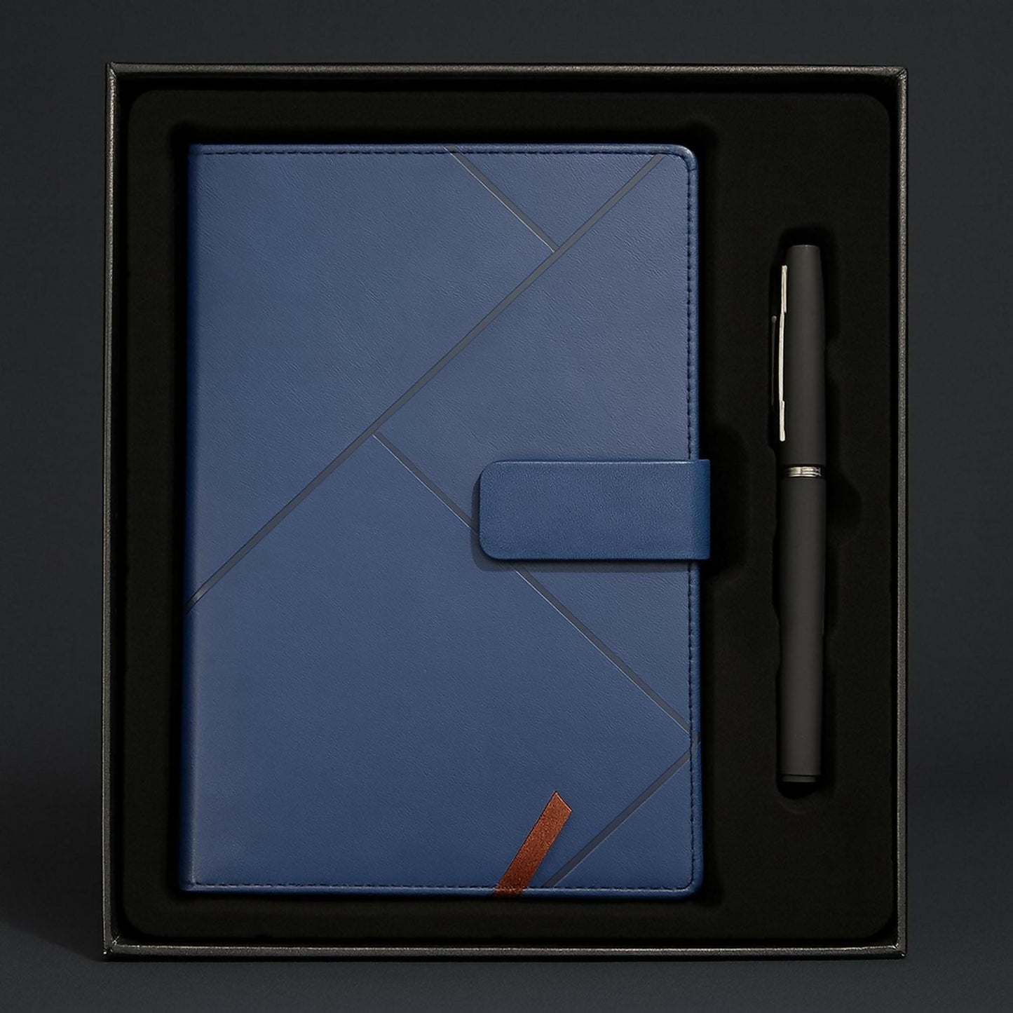Premium Executive Notebook Diary with Pen Gift Set – A5 Size Office Planner, Stylish PU Leather Cover, Corporate Gift Combo for Men & Women, Business Meetings, Personal Writing, Daily Notes & Gifting