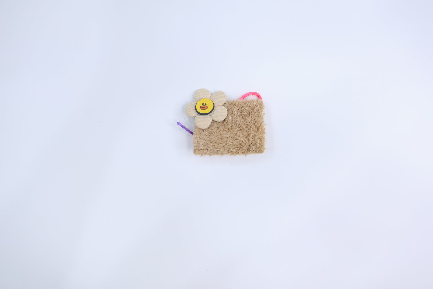 Duck Face Flower Rakhi for Kids – Soft Plush Design with Cute Cartoon Center and Colorful Thread