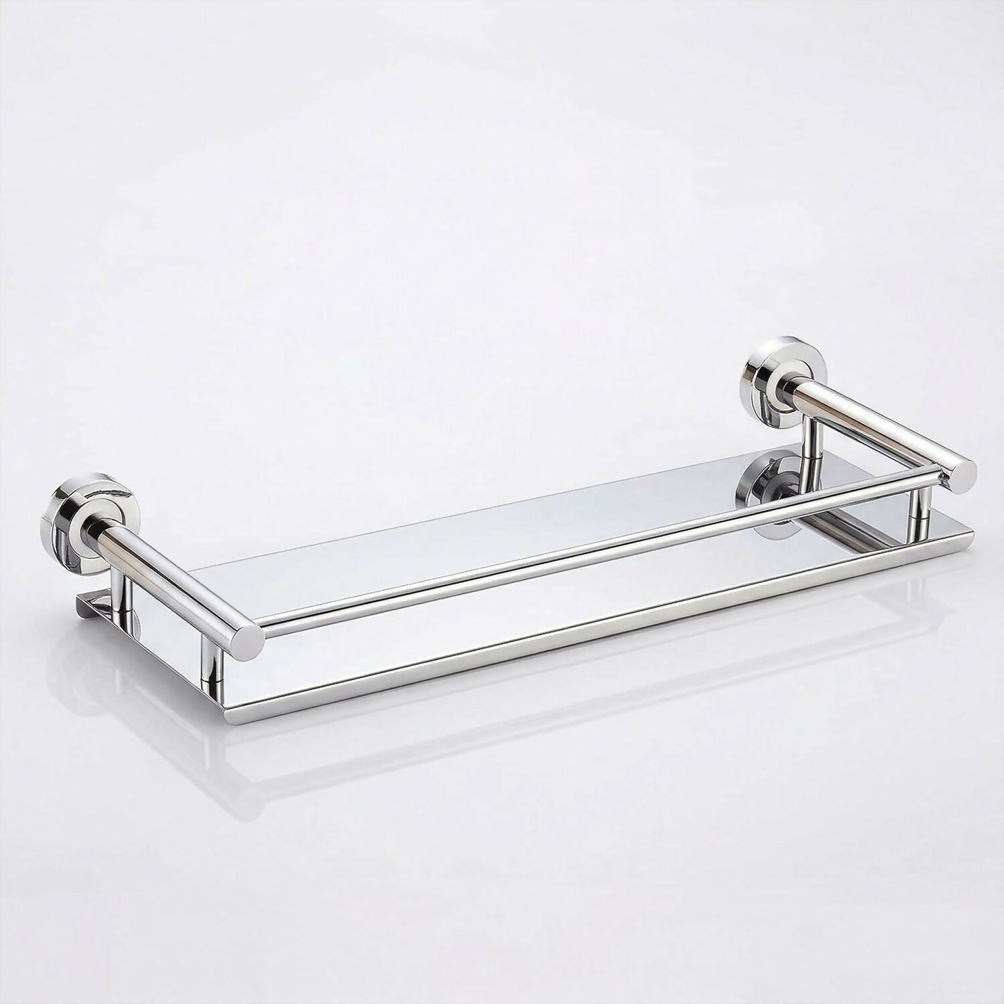 Premium Stainless Steel Wall Mounted Bathroom Shelf Rack Organizer