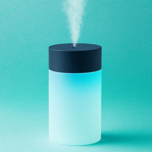 Mini Portable Air Humidifier with Cool Mist, Aroma Diffuser for Home, Office, Bedroom & Car – Silent Operation, Auto Shut-Off, Stylish Gradient Design