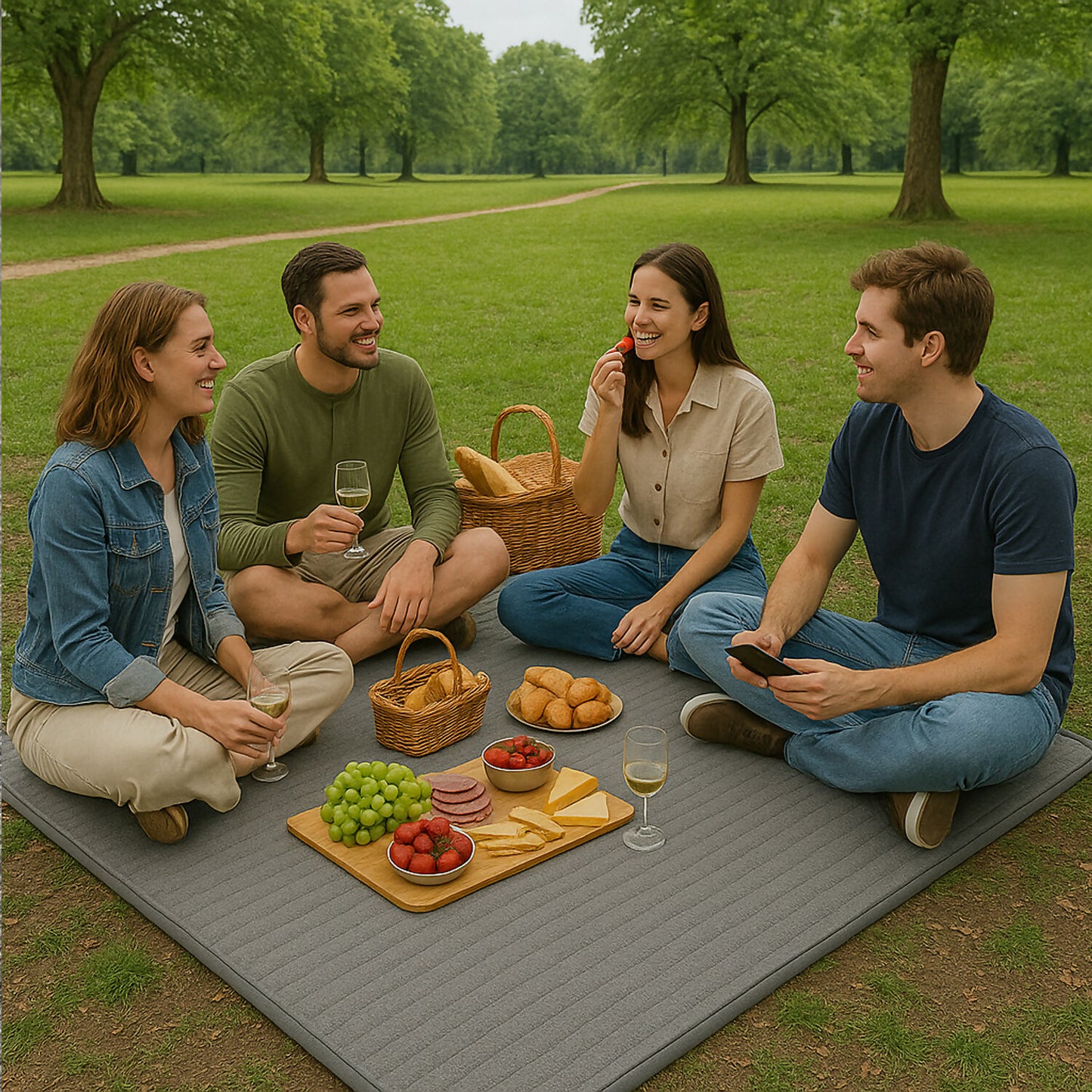 Foldable Roll-Up Sleeping Slim Mat – Lightweight Comfort Mattress 72x36x1Inch