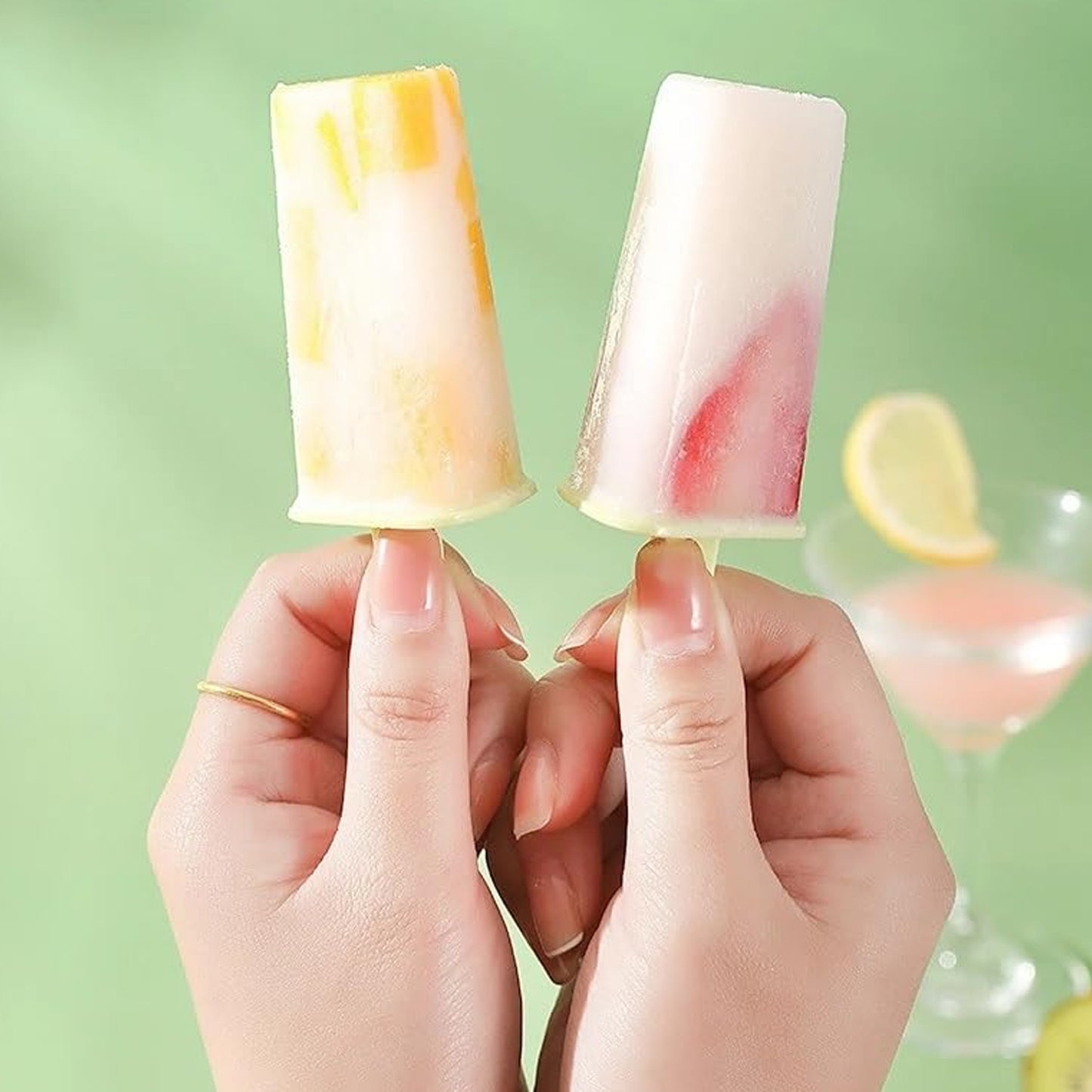 homemade popsicle maker plastic