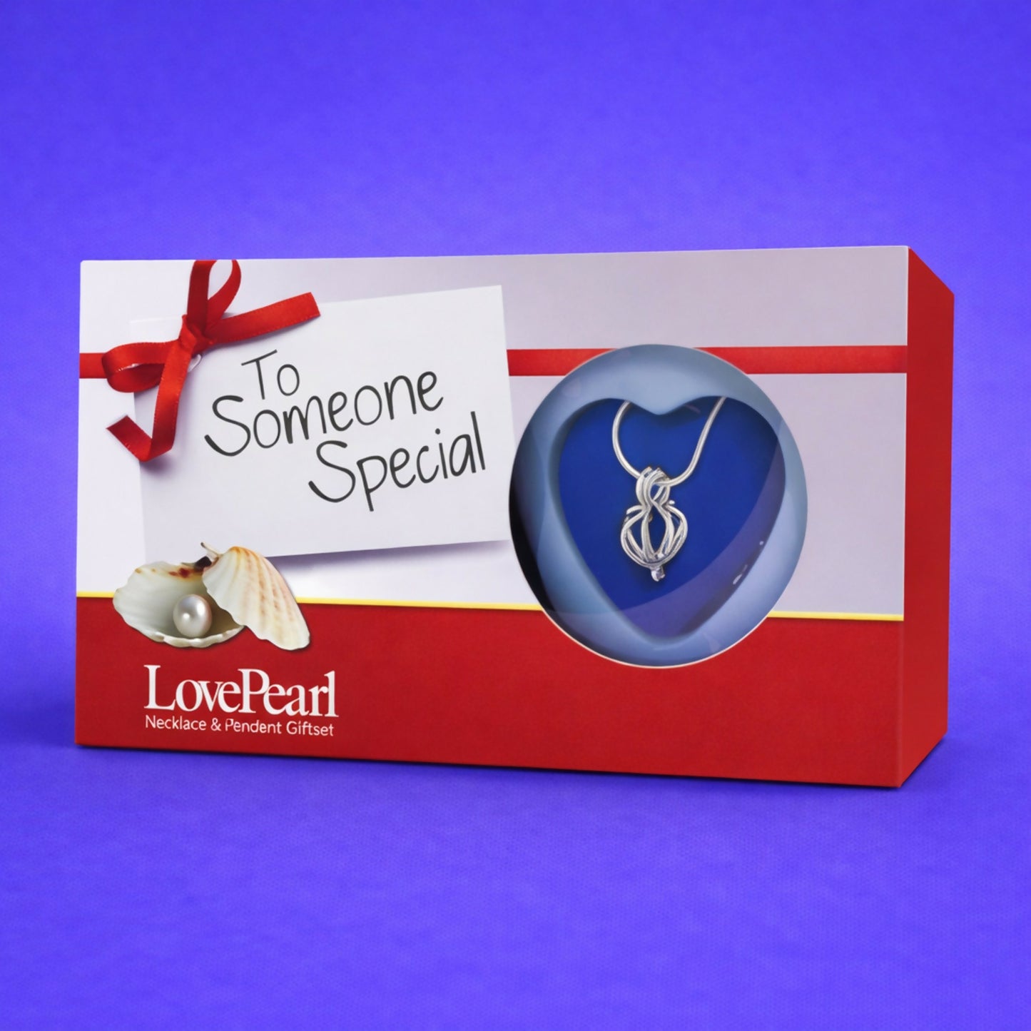 Love Pearl Necklace & Pendant Gift Set with Oyster Can Surprise