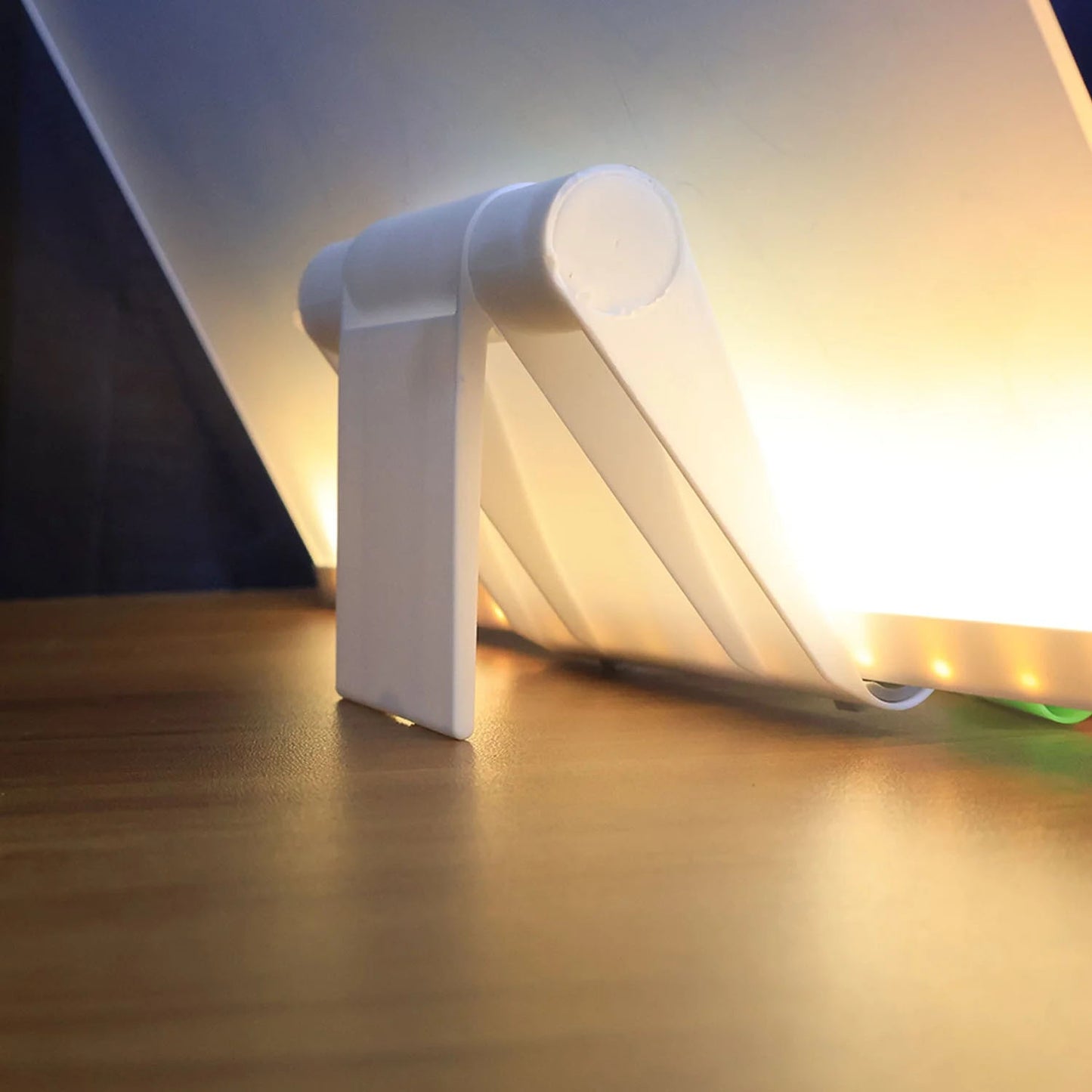 Close-up of LED Illuminated Writing Board