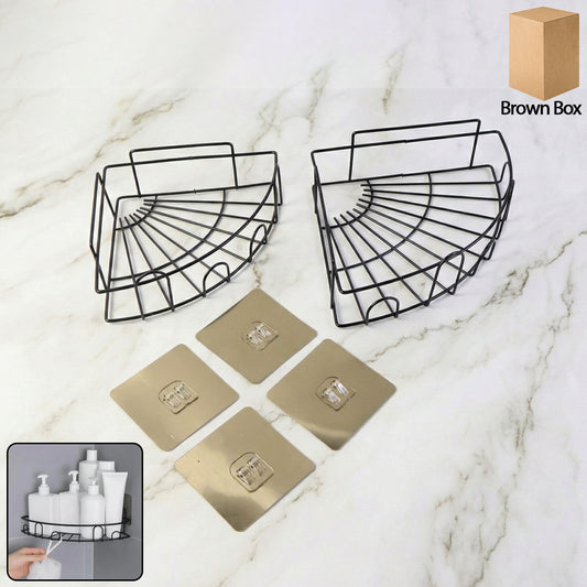 विभिन्न घरेलू सामान और वस्तुओं आदि को रखने और भंडारण के लिए 1 पीसी शॉवर कैडी कॉर्नर।