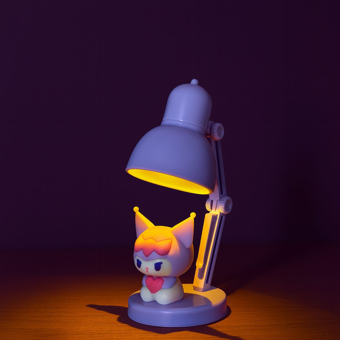 Cute Cartoon LED Desk Lamp with Night Light, Adjustable Study Lamp for Kids