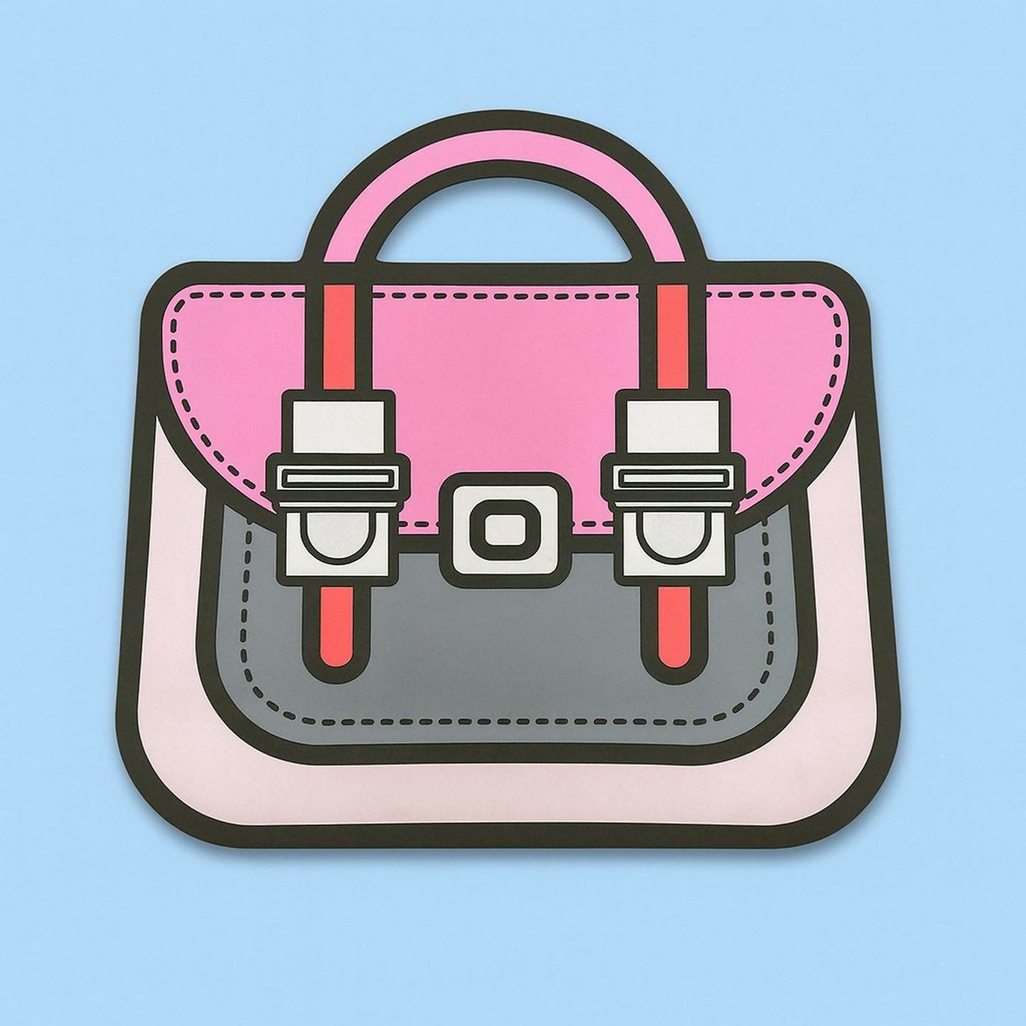 Girls Cartoon Stationery Set with Notebook, Pencils, Eraser & Pouch