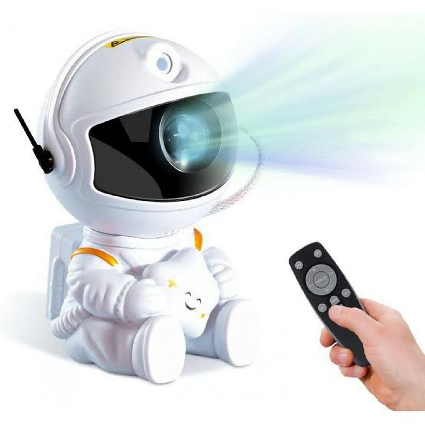 Astronaut Galaxy Projector Night Light with Remote & Nebula Effects