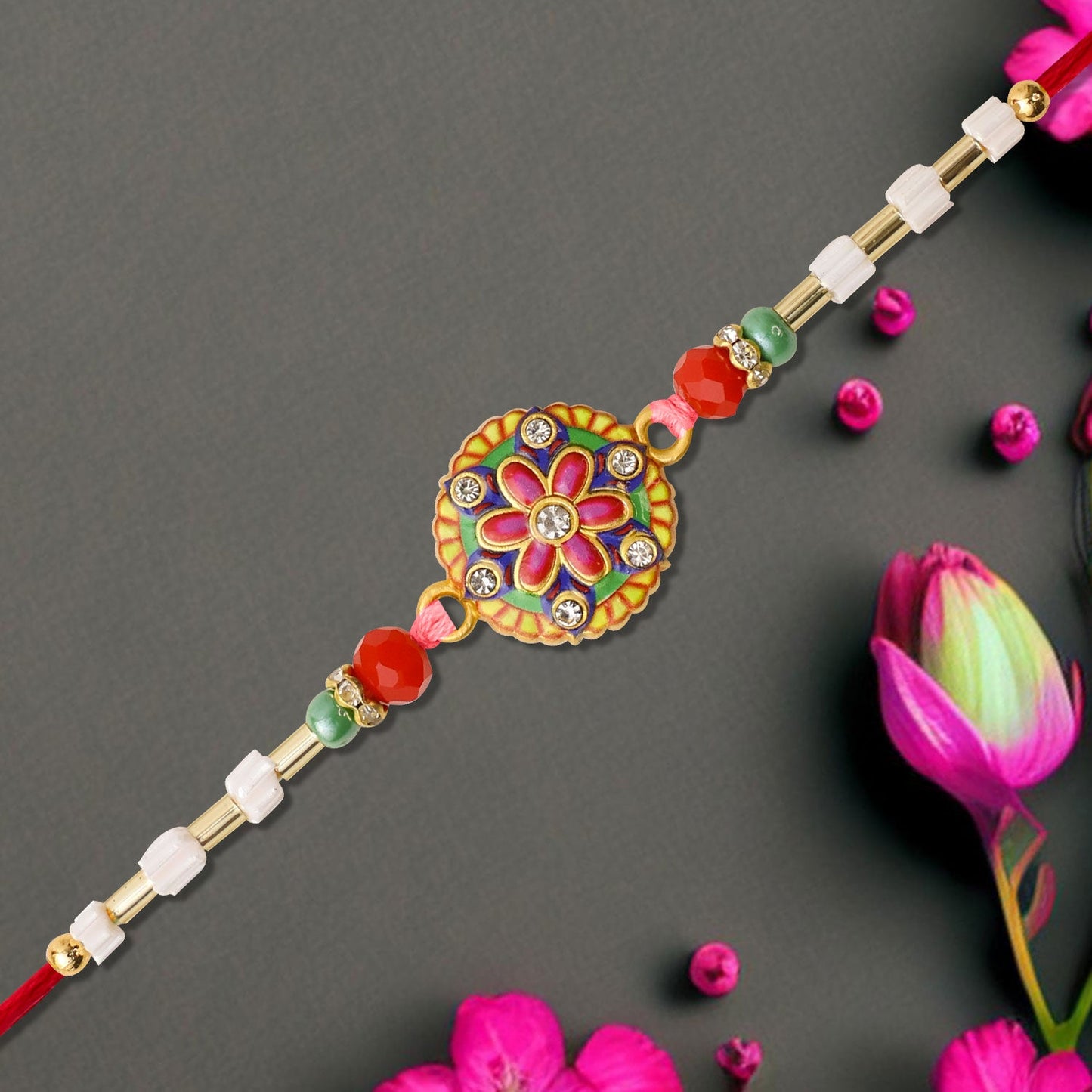 Vibrant Floral Rakhi