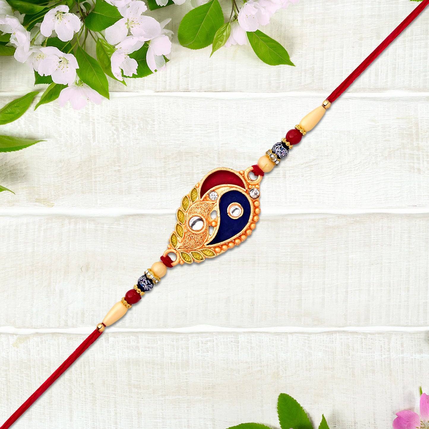 Enamel Paisley Rakhi