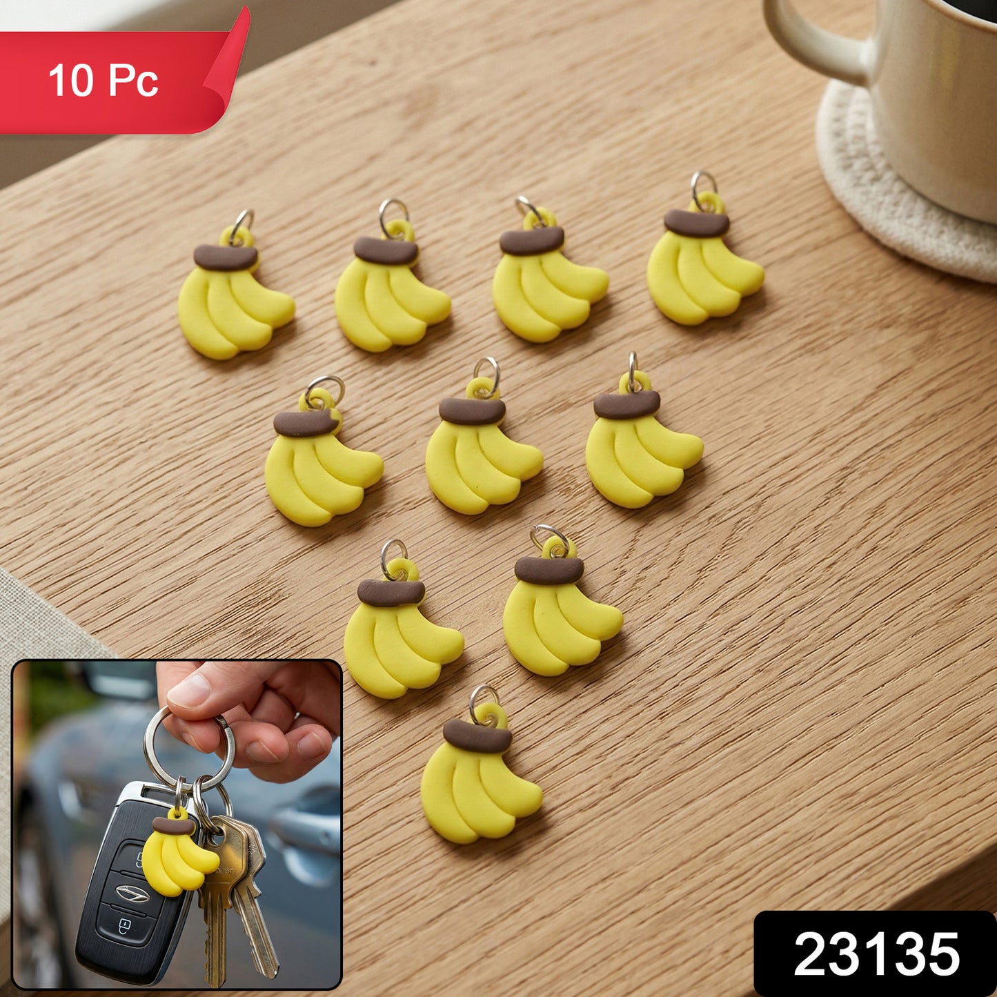 Banana Keyring Set