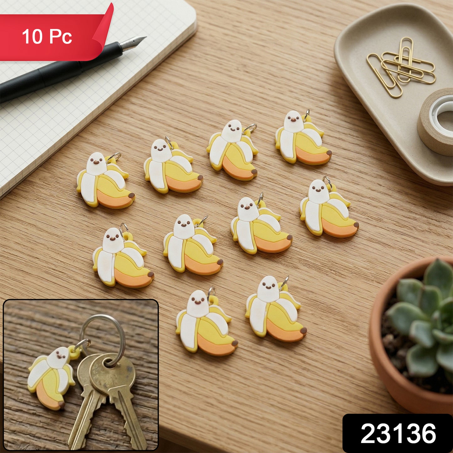 Cartoon Keyring Set