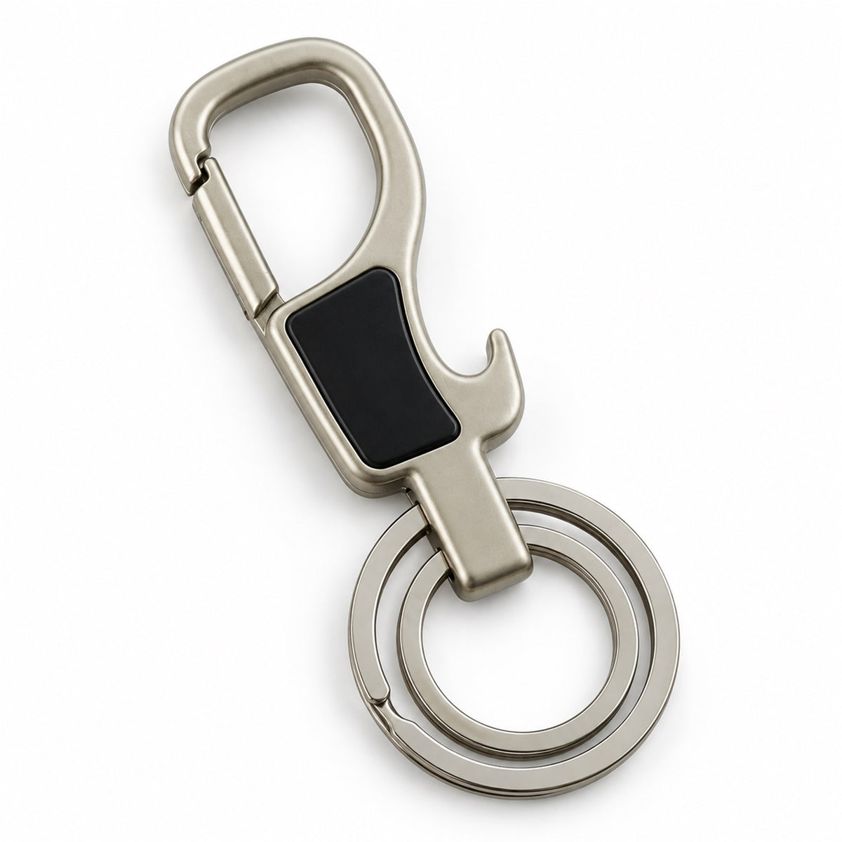 Stainless Steel Carabiner Keychain – Secure Lock & Compact Design