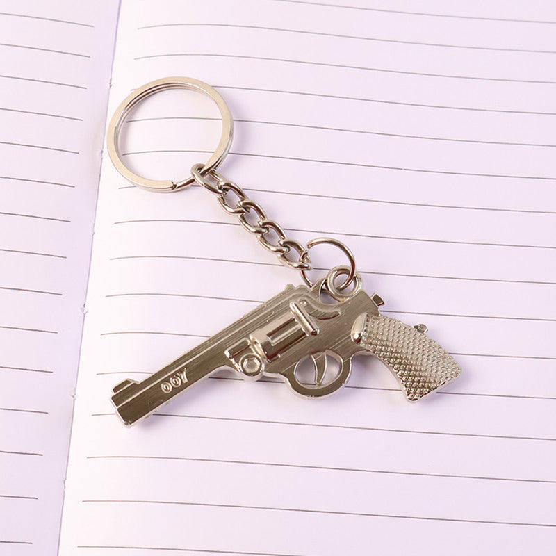 Gun Shape Stylish Keychain (metal keychain)