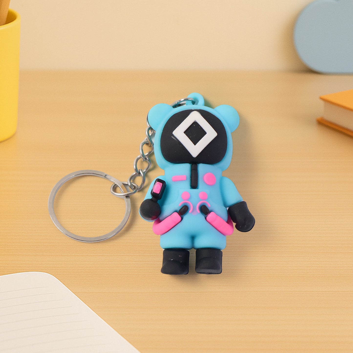Cute Character-Themed Soft Silicone Keychain (Mix Desgin / 1 Pc)