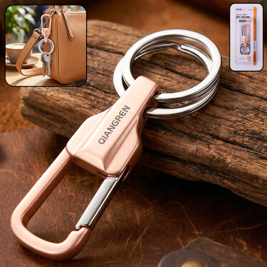 Heavy Duty Keychain Organizer with Quick Release Hook for Keys (1 Pc)