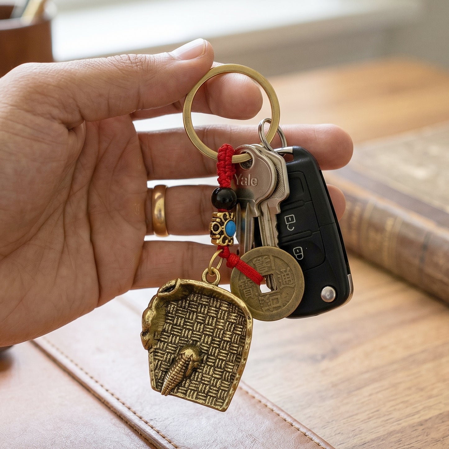 Feng shui keychain hanging use