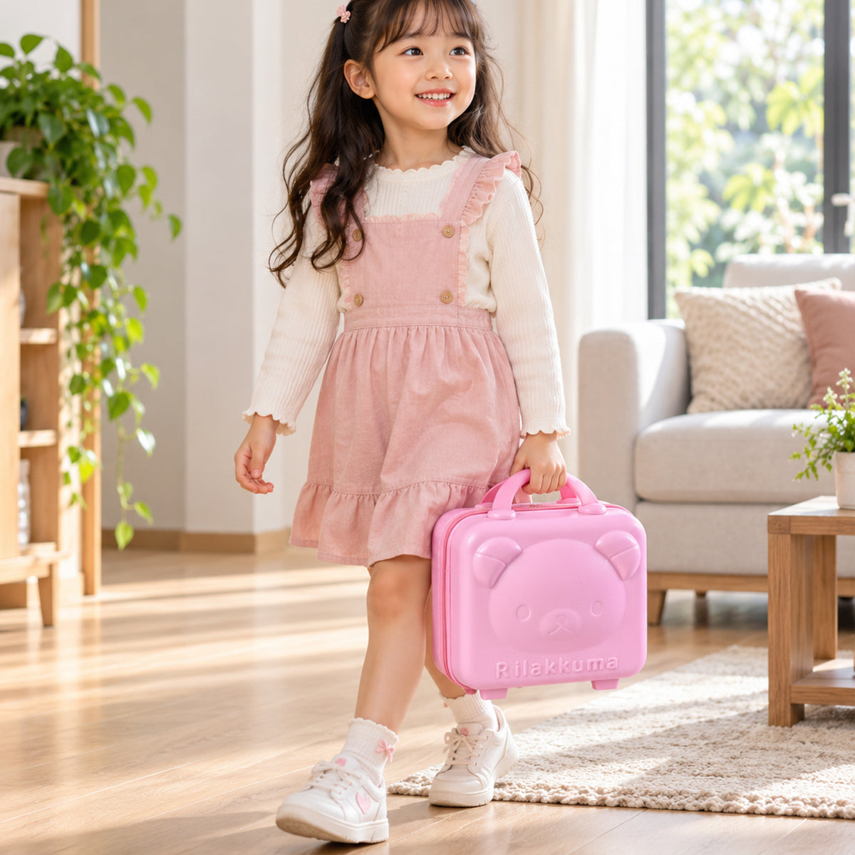 Kids bear hard shell storage carry case.