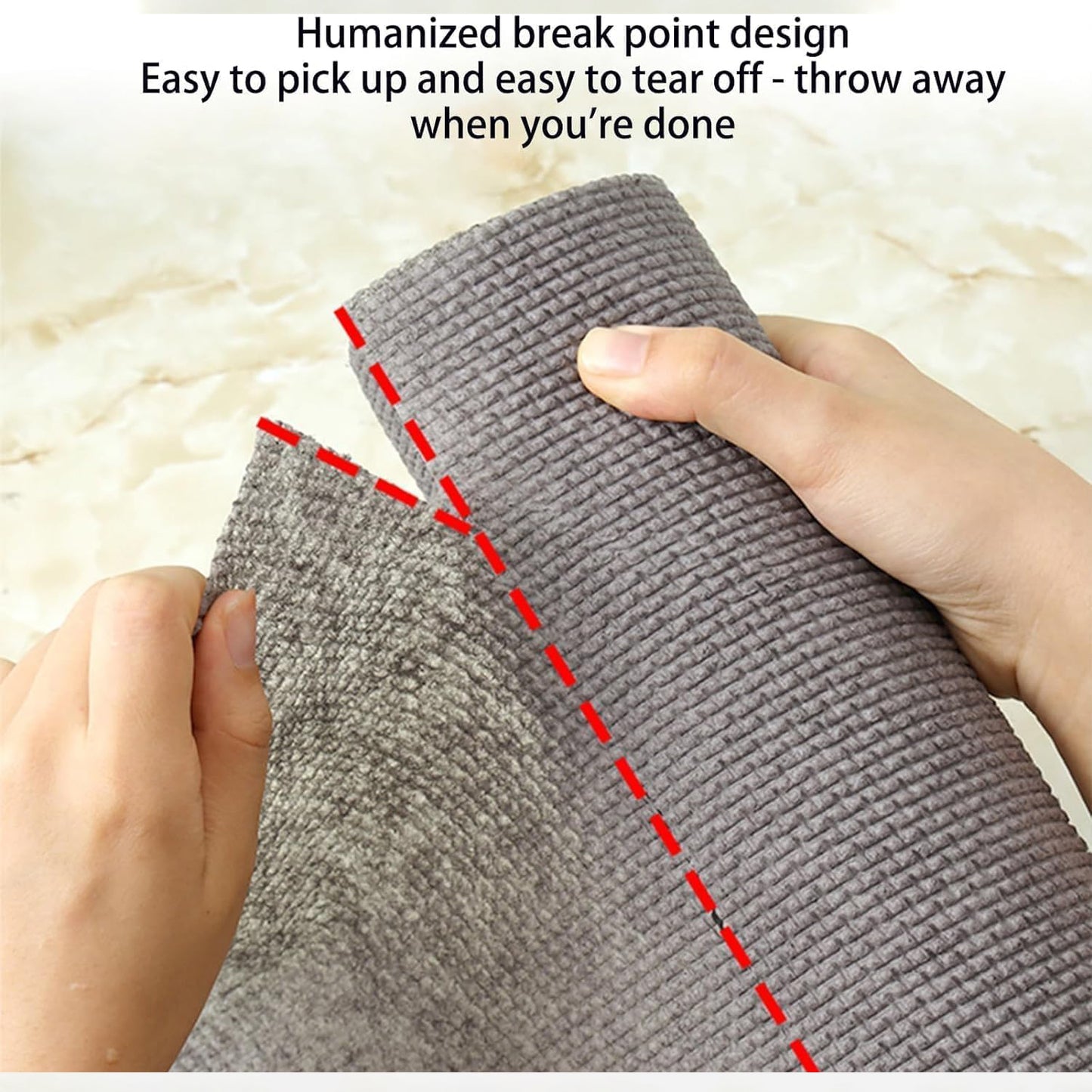 Disposable Cleaning Cloth Roll – 25 Sheets (20x20 cm)