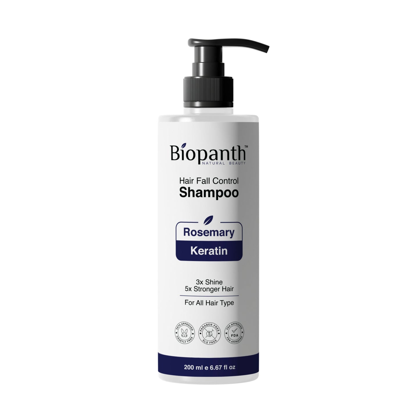 Biopanth Hair Fall Control Shampoo For Rosemary & Keratin (200 ml)