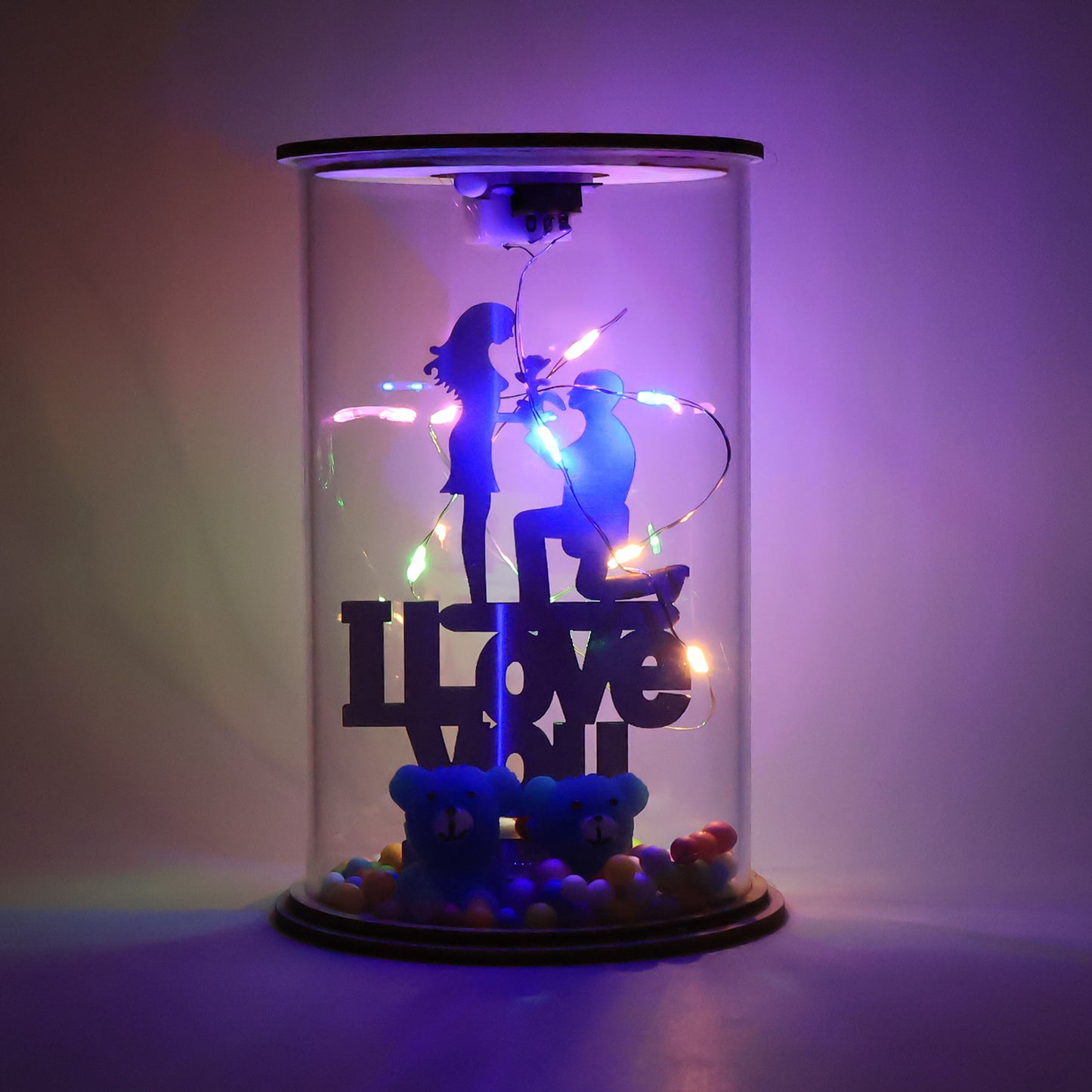 Love You LED Decorative Light Showpiece (1 Pc)