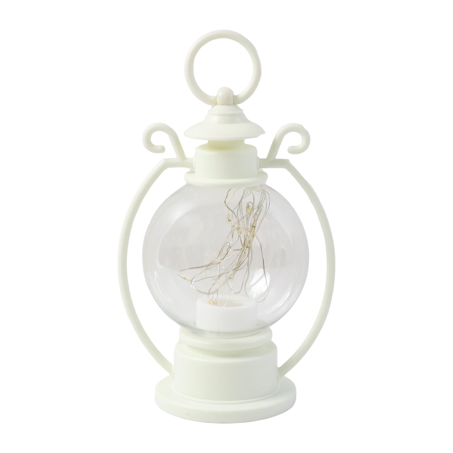 LED Decorative Storm Lantern Light (Battery Operated, Warm White Light)