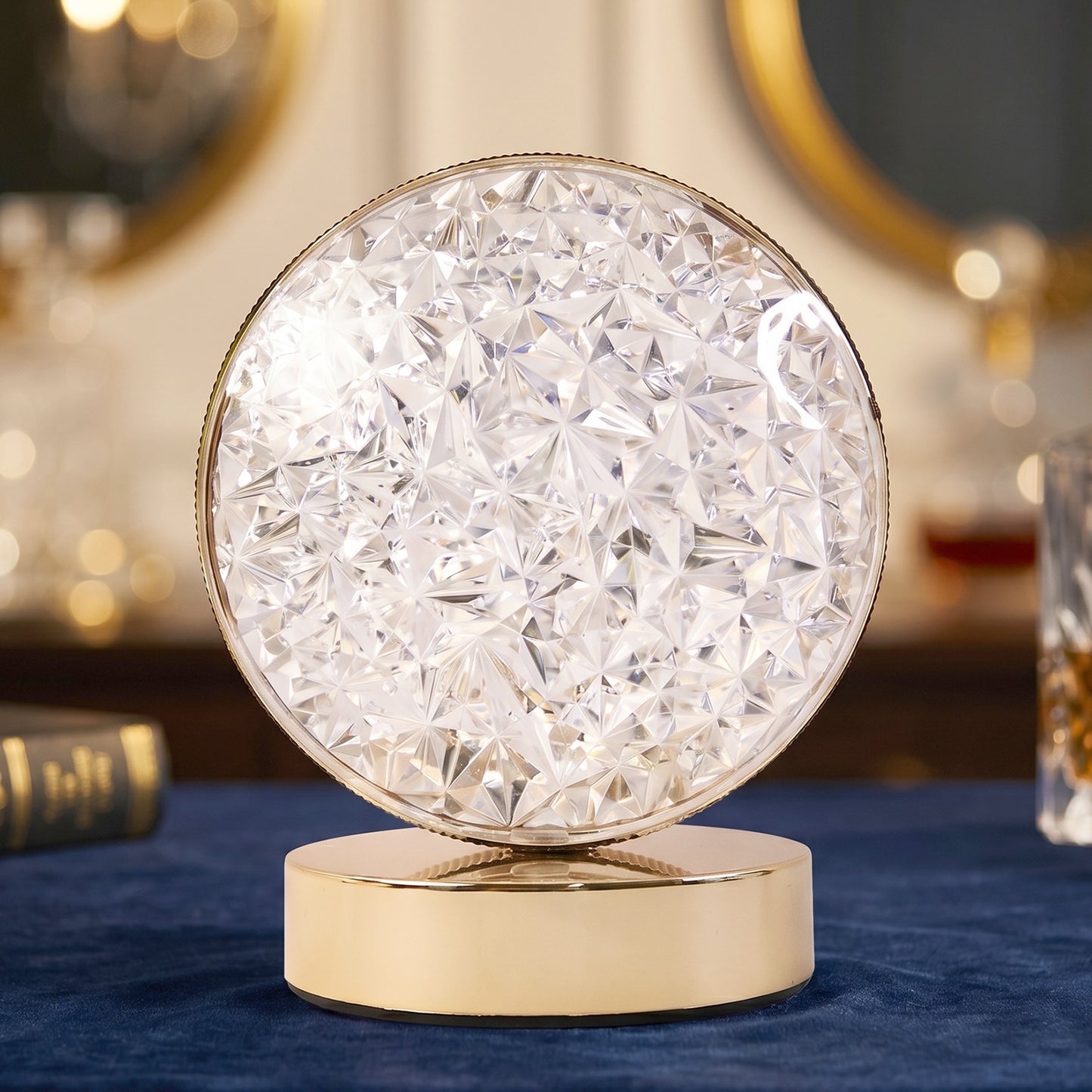 Crystal lamp bedside use