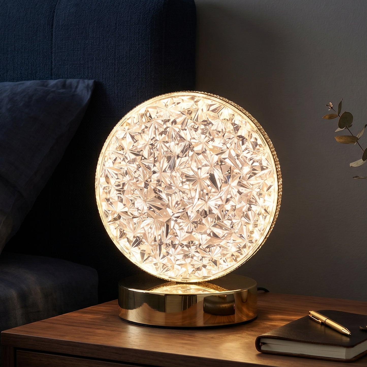Crystal lamp colors design