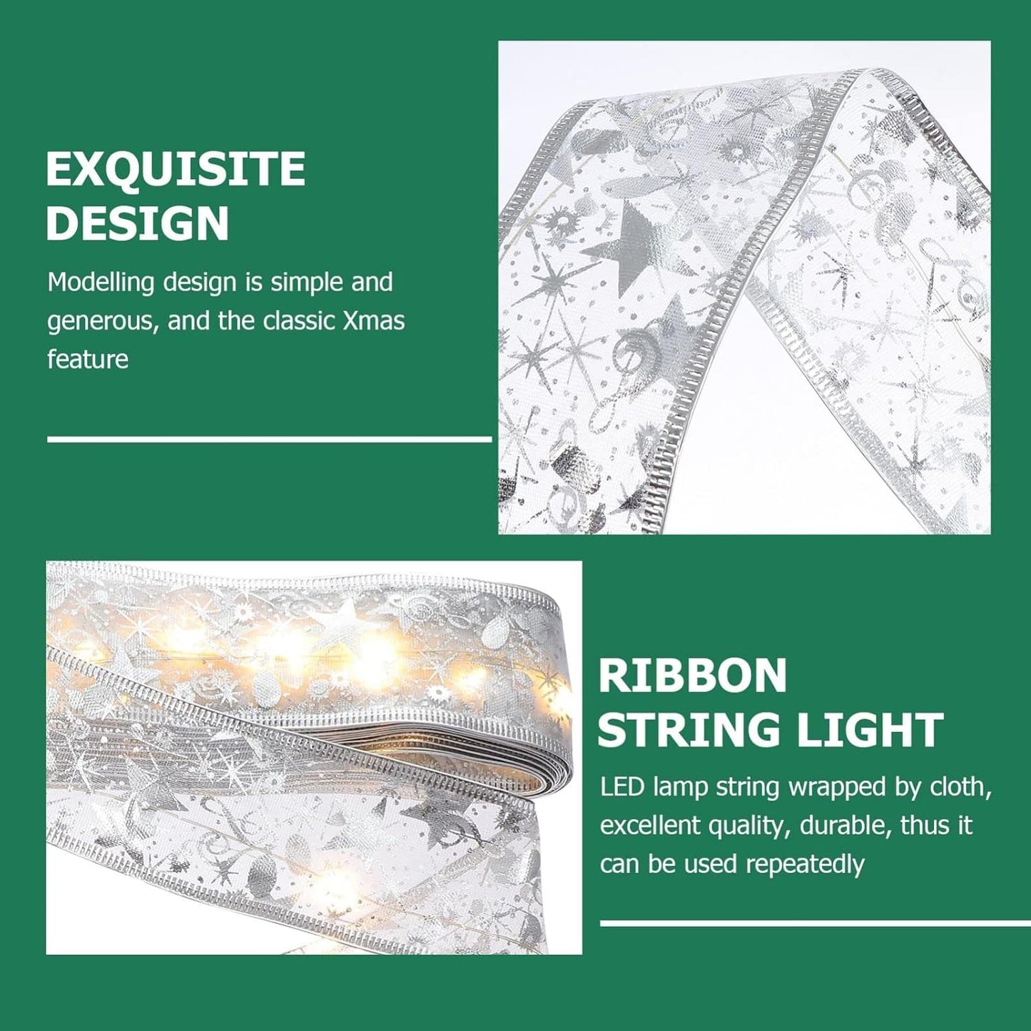 Decorative LED ribbon light strip detail