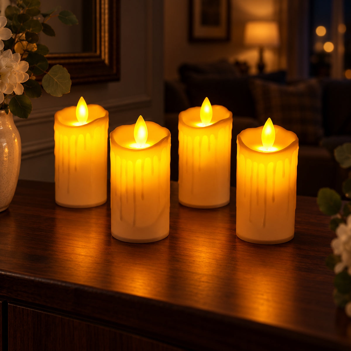 LED candle feature view