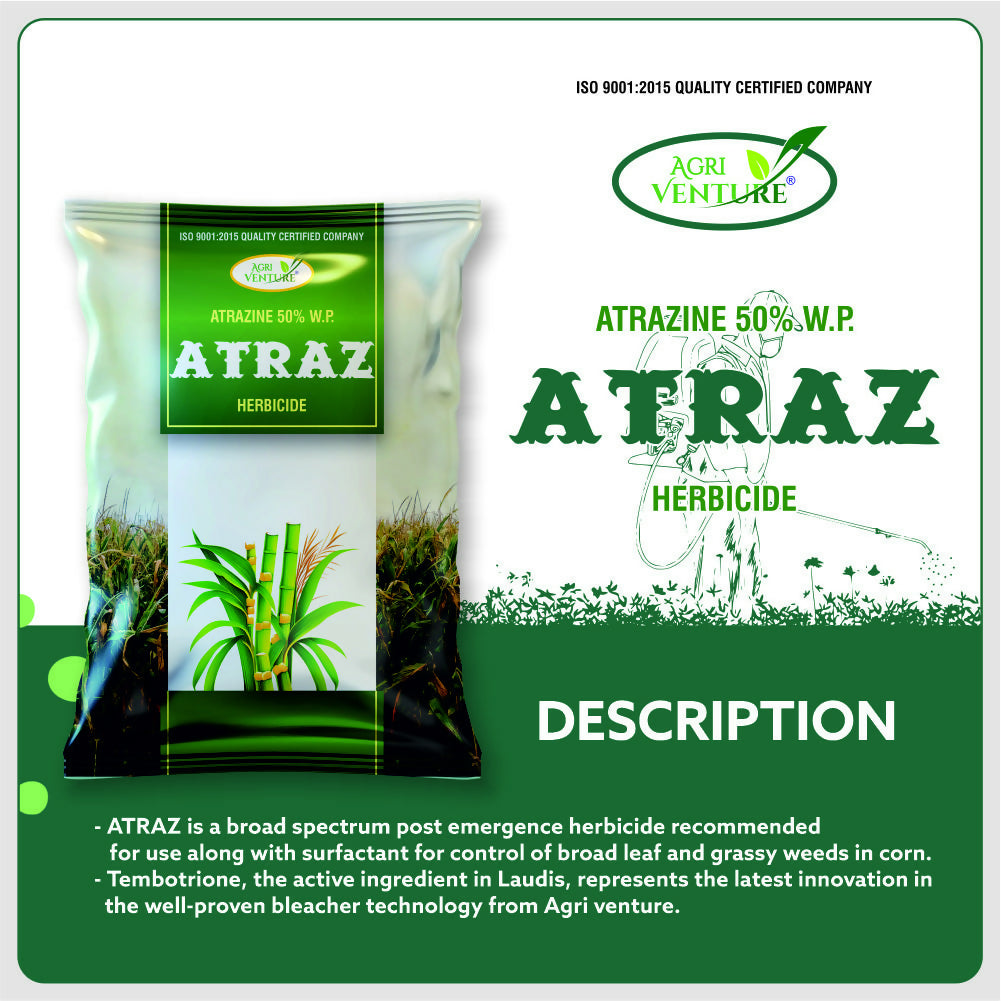 AgriVenture ATRAZ ( Ateazine 50% WP ) Herbiceds. (500Ml)