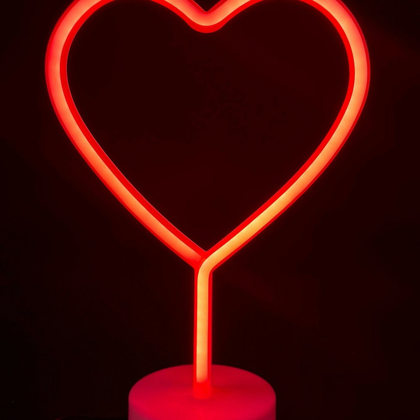 Heart Shape Neon LED Lamp | Romantic Night Light | Valentine Gift Decor