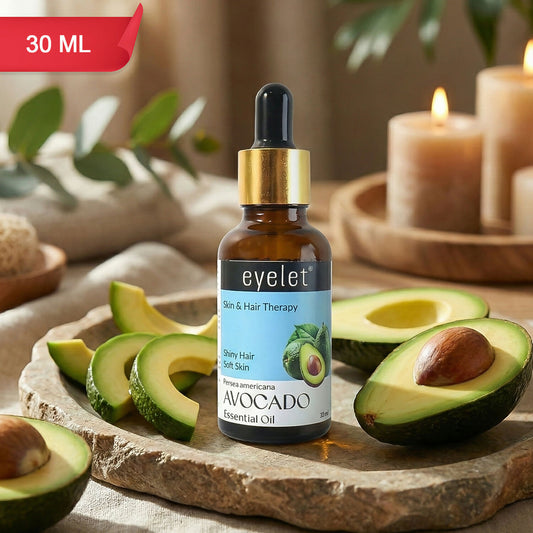 Eyelet Avocado Essential Oil for Soft Skin & Shiny, Conditioned Hair – 30ML