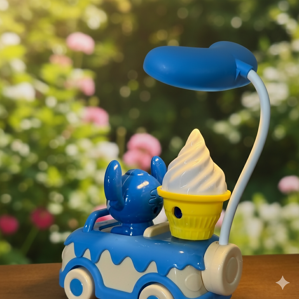Cartoon Car LED Desk Lamp for Kids | Decorative Night Light for Study Table