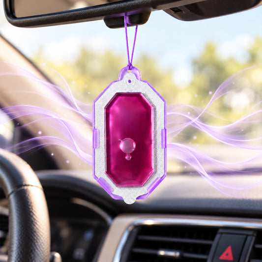 Hanging bathroom air freshener.