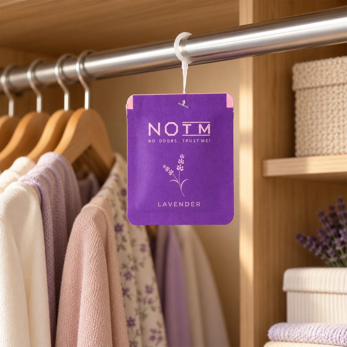 Lavender Hanging Air Freshener Gel – Long-lasting floral fragrance