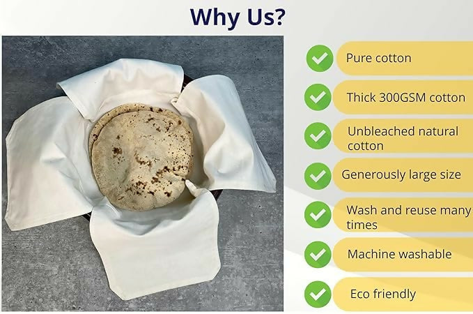 Round Roti Cover set of 2